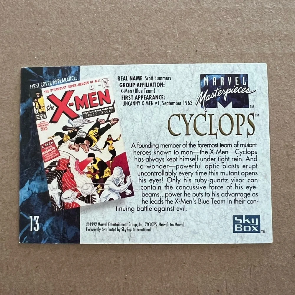 Skybox marvel masterpieces